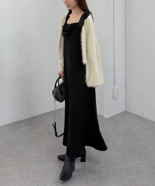 archives（アルシーヴ） ワンピース 2way肩リボンキャミワンピース