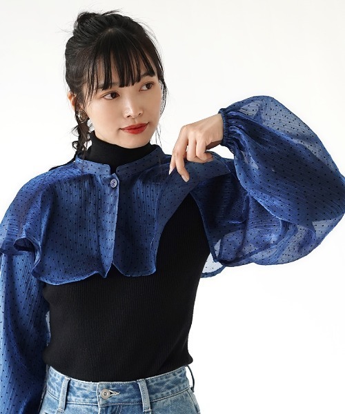 「e-zakkamania stores」 ボレロ M ブラック レディース_画像7