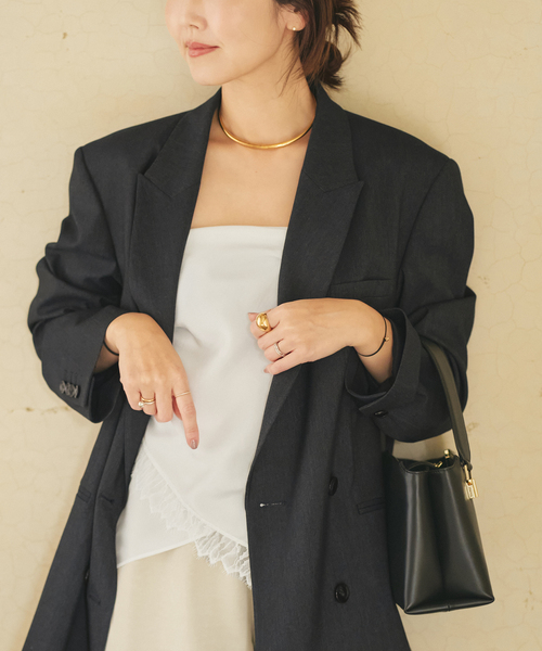 plage（プラージュ） ストール マフラー Silk mix lace ストール