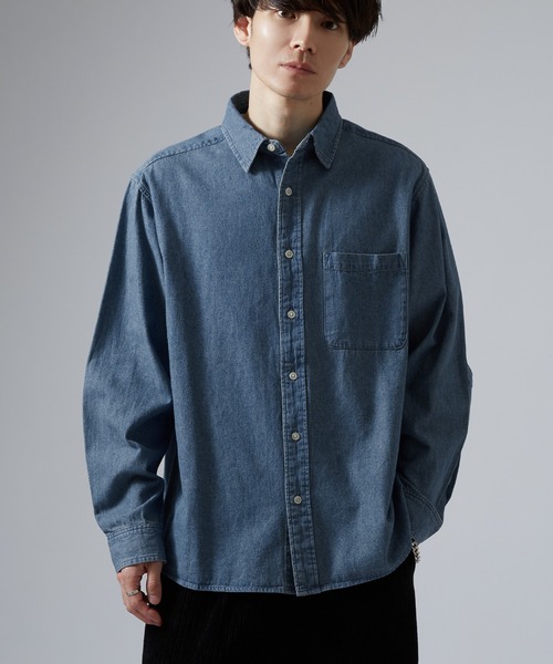 メンズシャツ　その６ En serio TOKYO シャツ 6ozデニムシャツ メンズ レディース : ZOZOTOWN