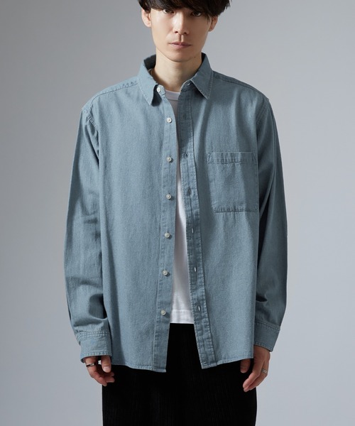 En serio TOKYO シャツ 6ozデニムシャツ メンズ レディース : ZOZOTOWN
