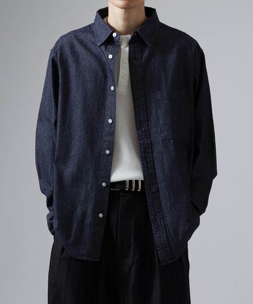 En serio TOKYO シャツ 6ozデニムシャツ メンズ レディース : ZOZOTOWN