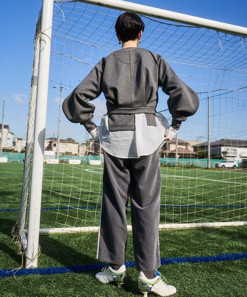 OMMO（オーエムエムオー） tシャツ SHIRT LAYERED DOCKING TOP