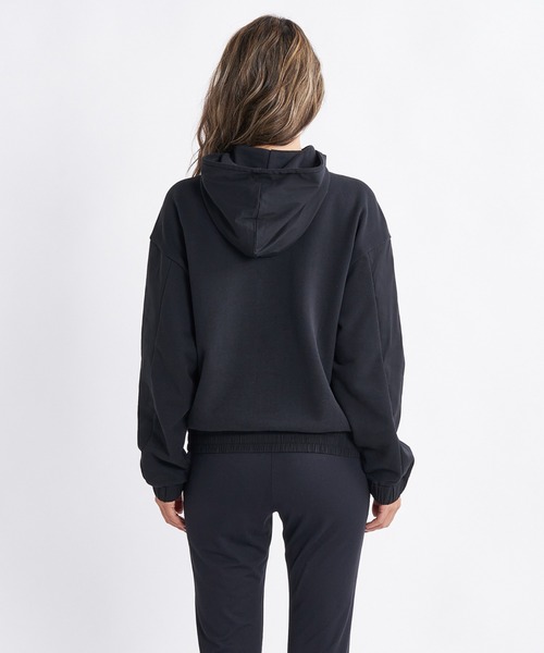 「ROXY」 ジップアップパーカー LARGE ナチュラル レディース_画像2