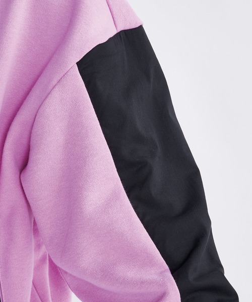 「ROXY」 ジップアップパーカー LARGE ナチュラル レディース_画像6