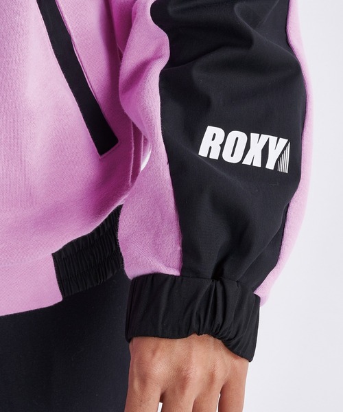 「ROXY」 ジップアップパーカー LARGE ナチュラル レディース_画像8