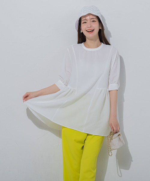 「VICKY」 半袖ブラウス M ブラック レディース_画像3