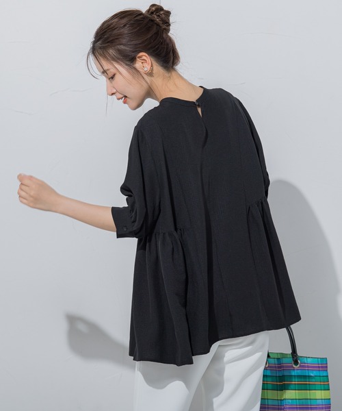 「VICKY」 半袖ブラウス M ブラック レディース_画像7