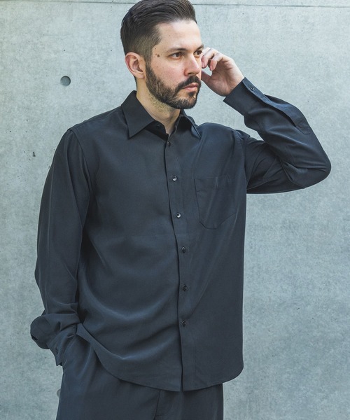 MR.OLIVE（ミスターオリーブ） シャツ T/R POWDER CLOTH / REGULAR 