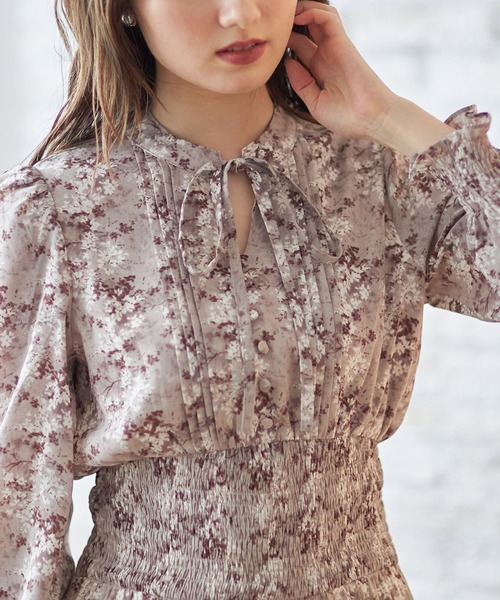 「tocco closet」 長袖ワンピース M グレー レディース_画像4