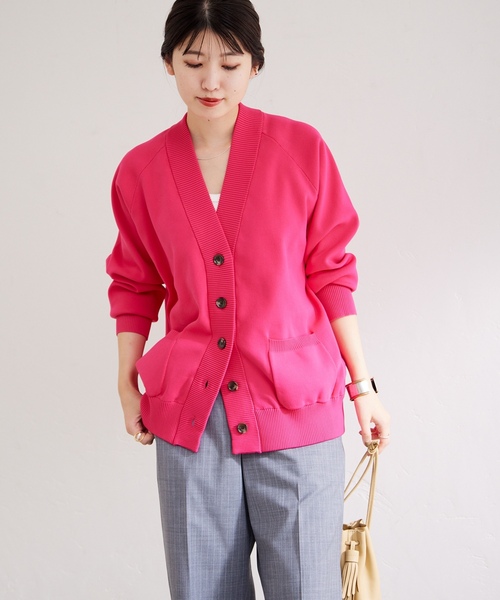 「JOURNAL STANDARD」 ニットカーディガン FREE グリーン レディース_画像5