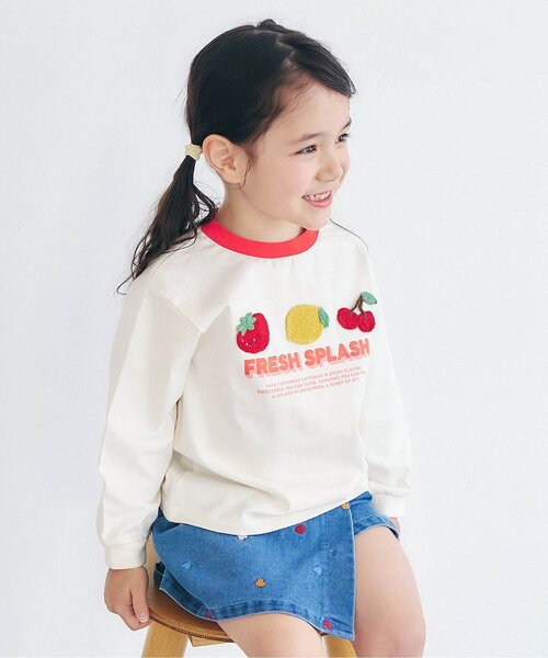 apres les cours（アプレレクール） tシャツ バラエティかぎ針モチーフ