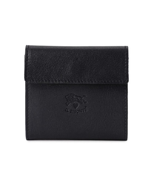 IL BISONTE 黒 レザー財布 IL BISONTE（イルビゾンテ） 財布 IL BISONTE / WALLET / S.VALENTINO