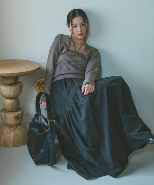 「VANNIE U」 ニットアンサンブル FREE ホワイト レディース_画像6