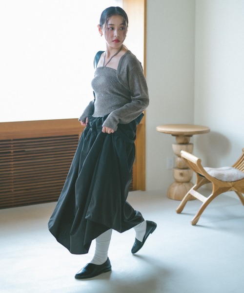 「VANNIE U」 ニットアンサンブル FREE ホワイト レディース_画像7