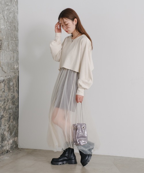 「Kastane」 スウェットカットソー S ピンク レディース_画像6