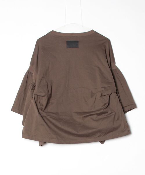 「COGTHEBIGSMOKE」 7分袖カットソー - ブラウン レディース_画像2