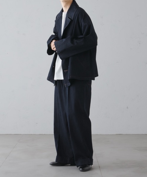 「epnok」 デニムジャケット MEDIUM インディゴブルー メンズ_画像6