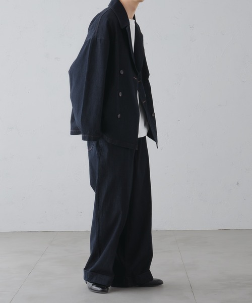 「epnok」 デニムジャケット MEDIUM インディゴブルー メンズ_画像8