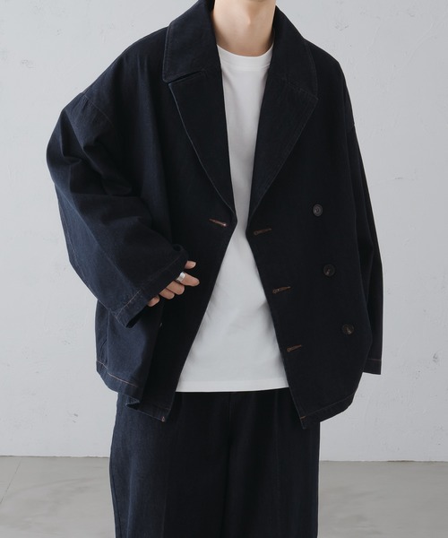 「epnok」 デニムジャケット MEDIUM インディゴブルー メンズ_画像9