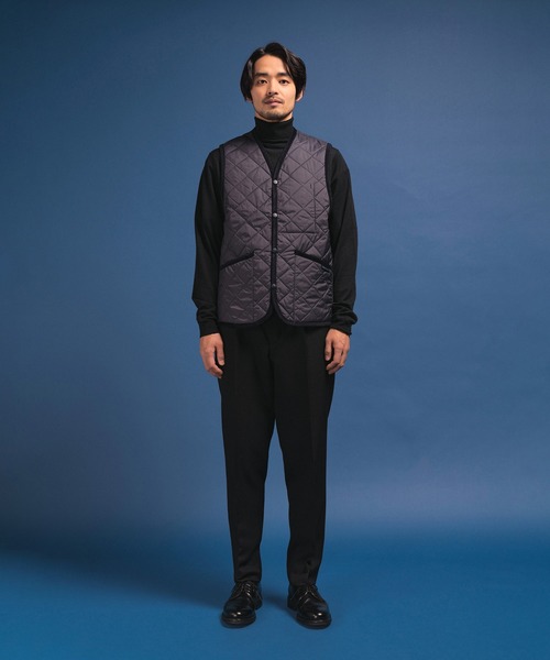 「LAVENHAM」 ベスト L ネイビー メンズ_画像9