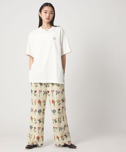 CITEN（シテン） パンツ 「CITEN」ブロックフラワーシシュウイージー