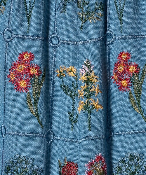 CITEN（シテン） パンツ 「CITEN」ブロックフラワーシシュウイージー