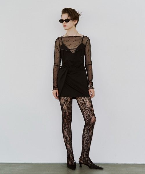 ドレス DRAPE MINI DRESS/ドレープミニドレス_8