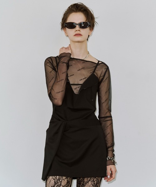 ドレス DRAPE MINI DRESS/ドレープミニドレス_3