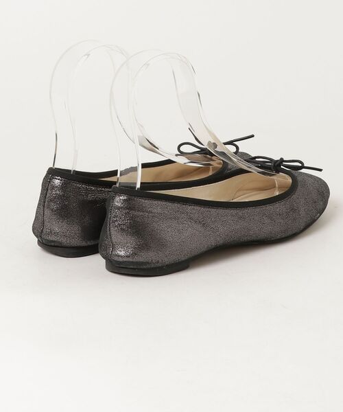 「ODETTE E ODILE」 フラットパンプス 24.5cm シルバー レディース_画像2