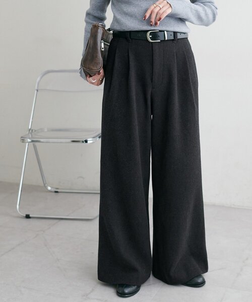 「DISCOAT」 パンツ SMALL ブラウン レディース_画像3