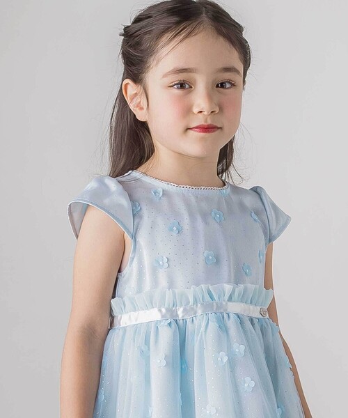 「SLAP SLIP」 「KIDS」半袖ワンピース 130cm ブルー キッズ_画像3