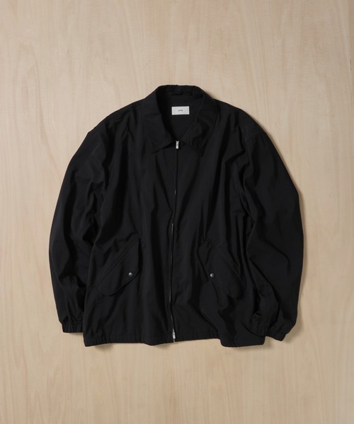 ブルゾン アウター 「ATON/エイトン」MAT AIRLY NYLON FLIGHT JACKET メンズの画像