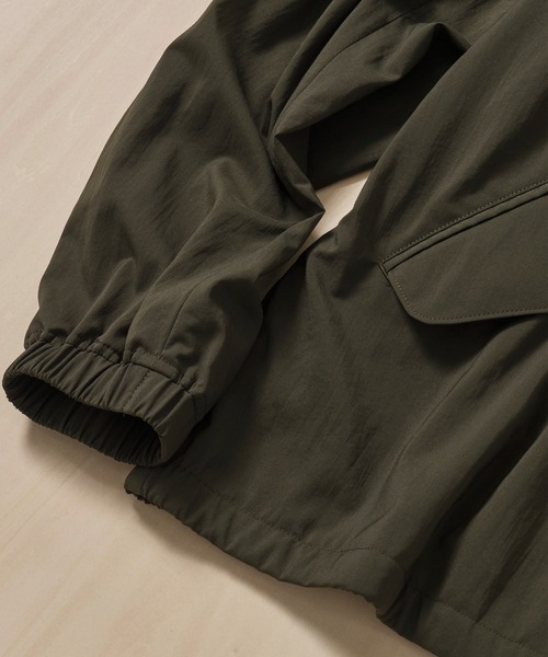 ブルゾン アウター 「ATON/エイトン」MAT AIRLY NYLON FLIGHT JACKET メンズの画像
