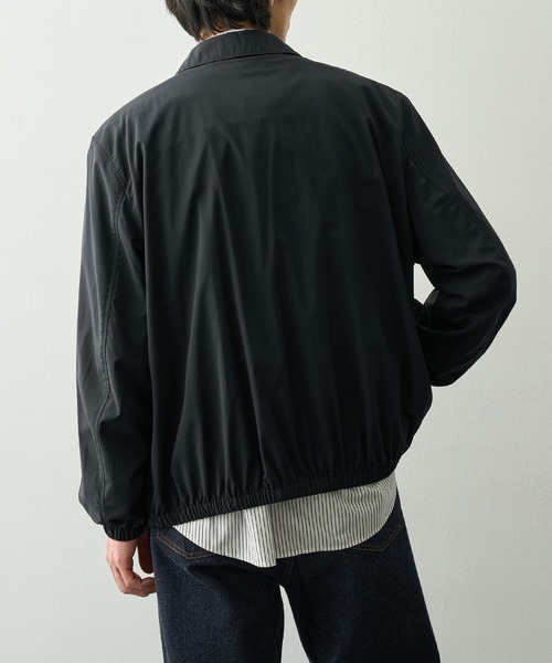 ブルゾン アウター 「ATON/エイトン」MAT AIRLY NYLON FLIGHT JACKET メンズの画像