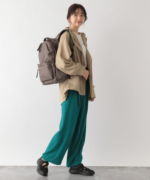 「GLOBAL WORK」 マウンテンパーカー MEDIUM ベージュ レディース_画像4