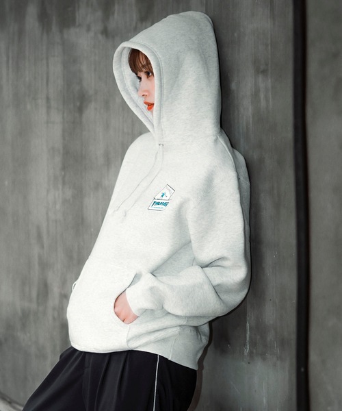 「THRASHER」 プルオーバーパーカー X-LARGE ブラック メンズ_画像7