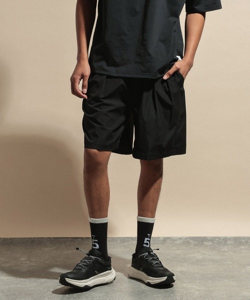 パンツ WIDE TUCK SHORTS 21SS NUMERALS（ヌメラルズ） ワイドパンツ パンツ 「NUMERALS」TWO TUCK