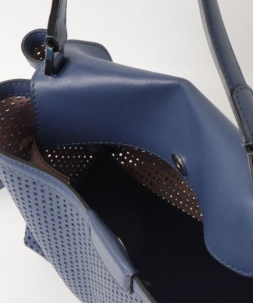 「GIANNI CHIARINI」 2WAYバッグ - ブルー レディース_画像4