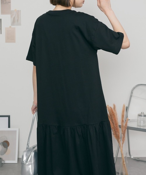 RCD ワンピース 半袖 裾ティアードワンピース : ZOZOTOWN Yahoo!店