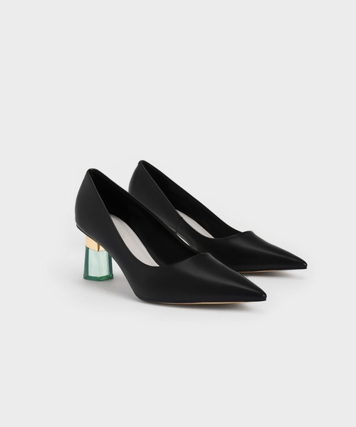 「CHARLES & KEITH」 パンプス 23.5cm オフホワイト レディース_画像2