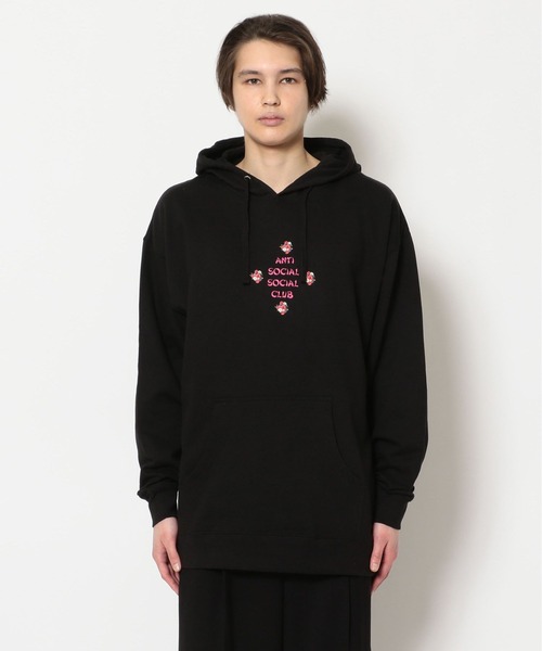 「ANTI SOCIAL SOCIAL CLUB」 プルオーバーパーカー X-LARGE ブラック メンズ_画像9