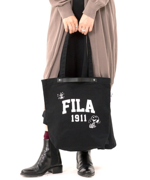 FILA（フィラ） トートバッグ FREE ブラック レディース : ZOZOTOWN