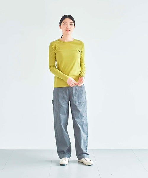 「HAU」 長袖カットソー MEDIUM ホワイト レディース_画像9