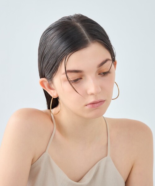 ピアス 「シグナルフープ」 ピアス M レディースの画像