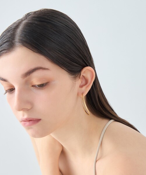 ピアス 「シグナルフープ」 ピアス M レディースの画像