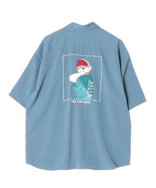 「Red Cap Girl」 7分袖シャツ LARGE ブルー系その他2 メンズ_画像2