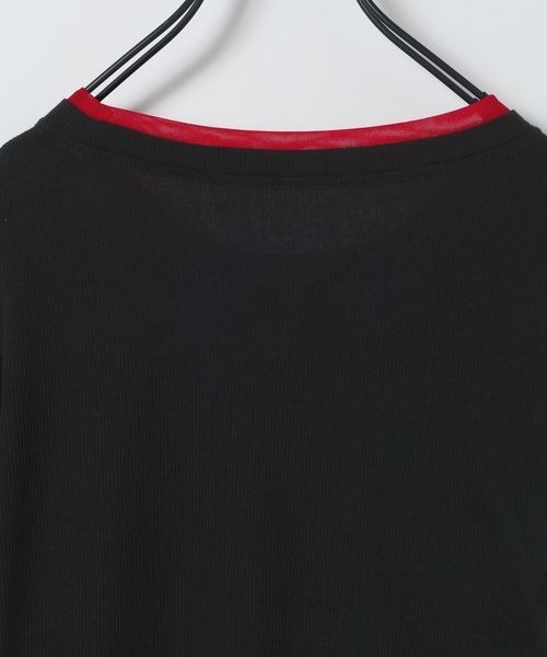 「JEANASIS」 半袖Tシャツ FREE ブルー系その他 レディース_画像4