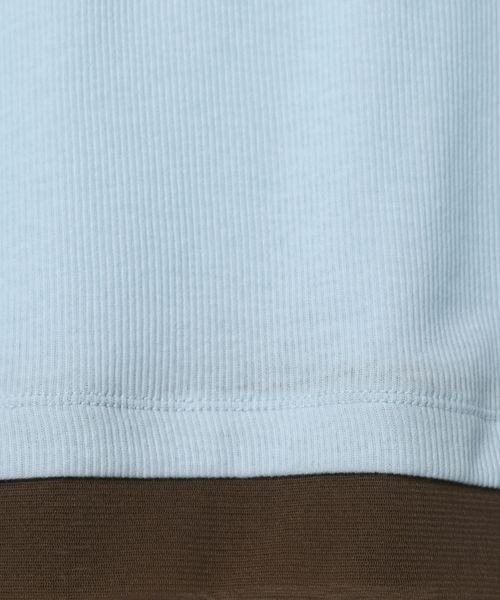 「JEANASIS」 半袖Tシャツ FREE ブルー系その他 レディース_画像8