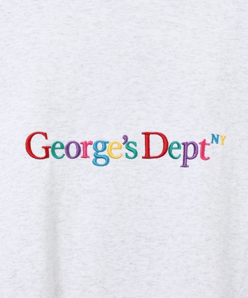 「GEORGE'S」 半袖Tシャツ MEDIUM 杢グレー メンズ_画像4